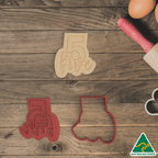 Number 5 Cookie Cutter and Fondant Embosser