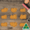 Numbers Set (Written) V2 Cookie Cutter and Embosser Stamp