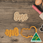 One (Written) Cookie Cutter and Embosser Stamp