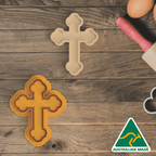 Orthodox Cross Cookie Cutter and Embosser Stamp