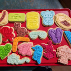 Pair of Thongs Cookie Cutter and Embosser Stamp