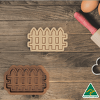 Picket Fence Cookie Cutter and Embosser Stamp