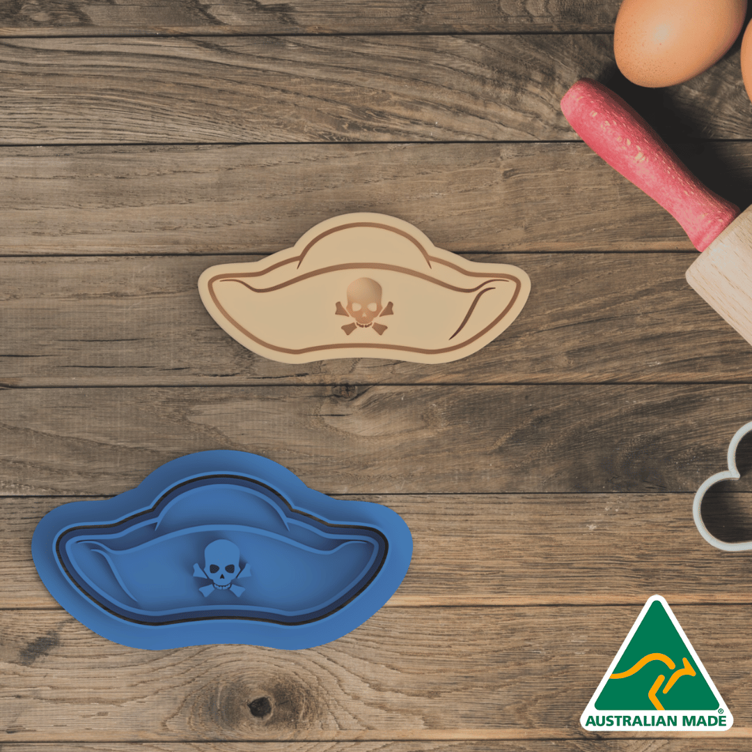 Pirate Hat Cookie Cutter and Embosser Stamp