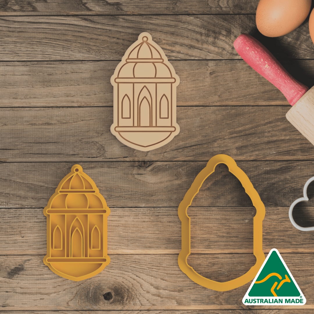 Ramadan Lantern Cookie Cutter and Embosser Stamp