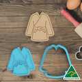 Robe Cookie Cutter and Embosser Stamp