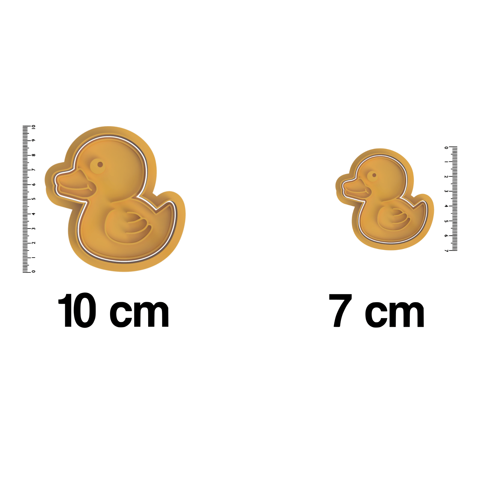 Rubber Ducky Cookie Cutter And Embosser Stamp