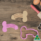 Same Penis Forever Cookie Cutter and Embosser Stamp