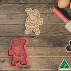 Dancing Santa Cookie Cutter and Embosser Stamp
