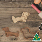Sausage Dog Cookie Cutter and Embosser Stamp