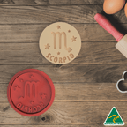 Scorpio Cookie Cutter and Embosser Stamp