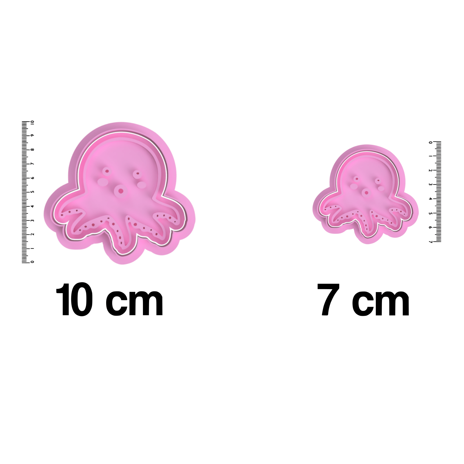 Sea Creatures- Octopus Cookie Cutter And Embosser Stamp