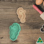 Sea Creatures- Seahorse Cookie Cutter And Embosser Stamp