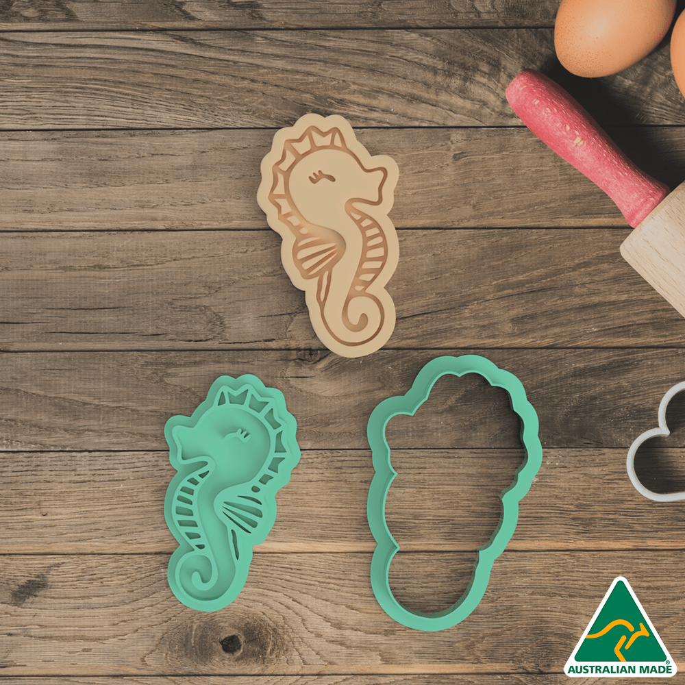 Sea Creatures- Set of 7 Cookie Cutter And Embosser Stamp