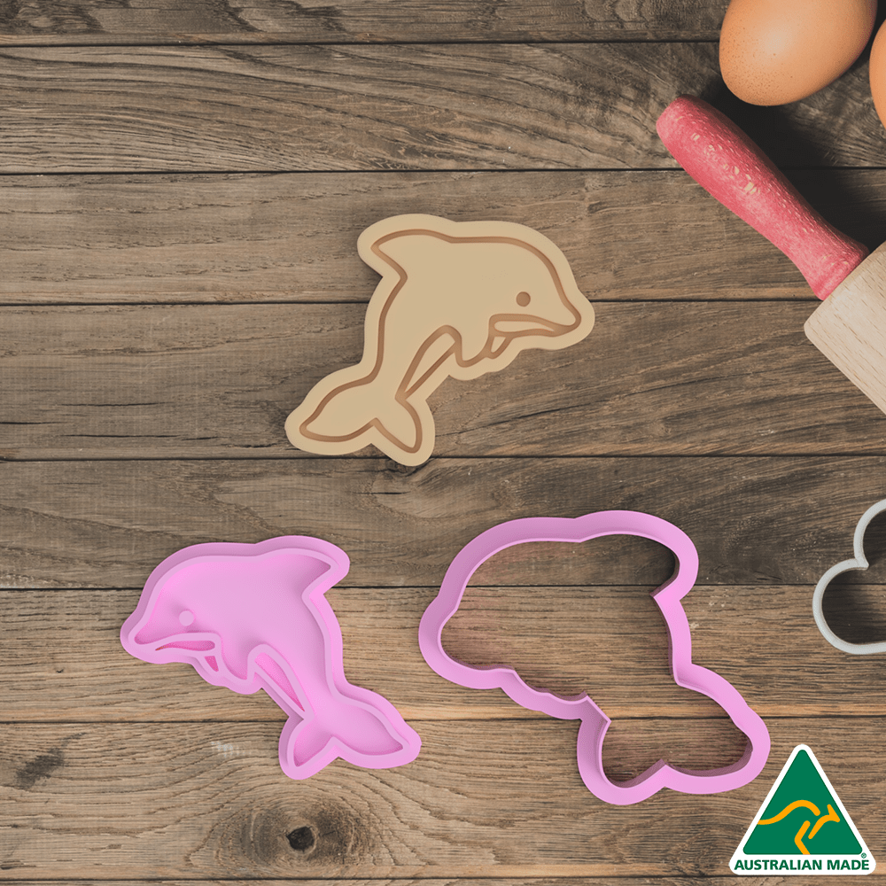 Sea Creatures- Set of 7 Cookie Cutter And Embosser Stamp