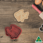 Shark Cookie Cutter and Embosser Stamp