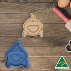 Great White Shark Cookie Cutter and Embosser Stamp