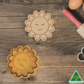 Smiley Sun Cookie Cutter and Embosser Stamp