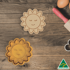 Smiley Sun Cookie Cutter and Embosser Stamp
