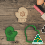 Snow Glove Cookie Cutter and Embosser Stamp