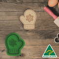 Snow Glove Cookie Cutter and Embosser Stamp
