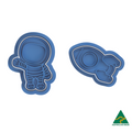Space Set Cookie Cutter and Embosser Stamp