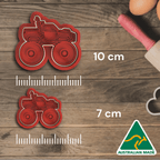 Monster Truck Set of 6 Cookie Cutter and Embosser Stamp