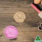 Toad Face Cookie Cutter and Embosser Stamp