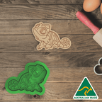 Tangled Chameleon Cookie Cutter and Embosser Stamp