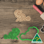 Tangled Chameleon Cookie Cutter and Embosser Stamp