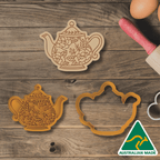 Tea Time Collection - Tea Pot V1 Cookie Cutter and Embosser Stamp