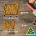 Australian Cookie Cutters Cookie Cutters Tee-Rific Dad Cookie Cutter and Embosser Stamp