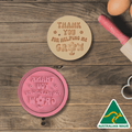 Australian Cookie Cutters Cookie Cutters Thank You For Helping Me Grow 1 Cookie Cutter and Embosser Stamp
