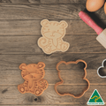 Tiger Cookie Cutter and Embosser Stamp