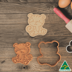 Tiger Cookie Cutter and Embosser Stamp