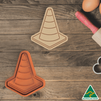 Traffic Cone Cookie Cutter and Embosser Stamp