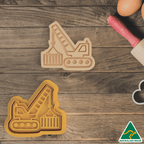 Transport Crane Cookie Cutter and Embosser Stamp