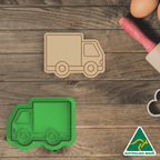 Delivery Truck Cookie Cutter and Embosser Stamp
