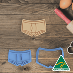 Underwear Cookie Cutter and Embosser Stamp