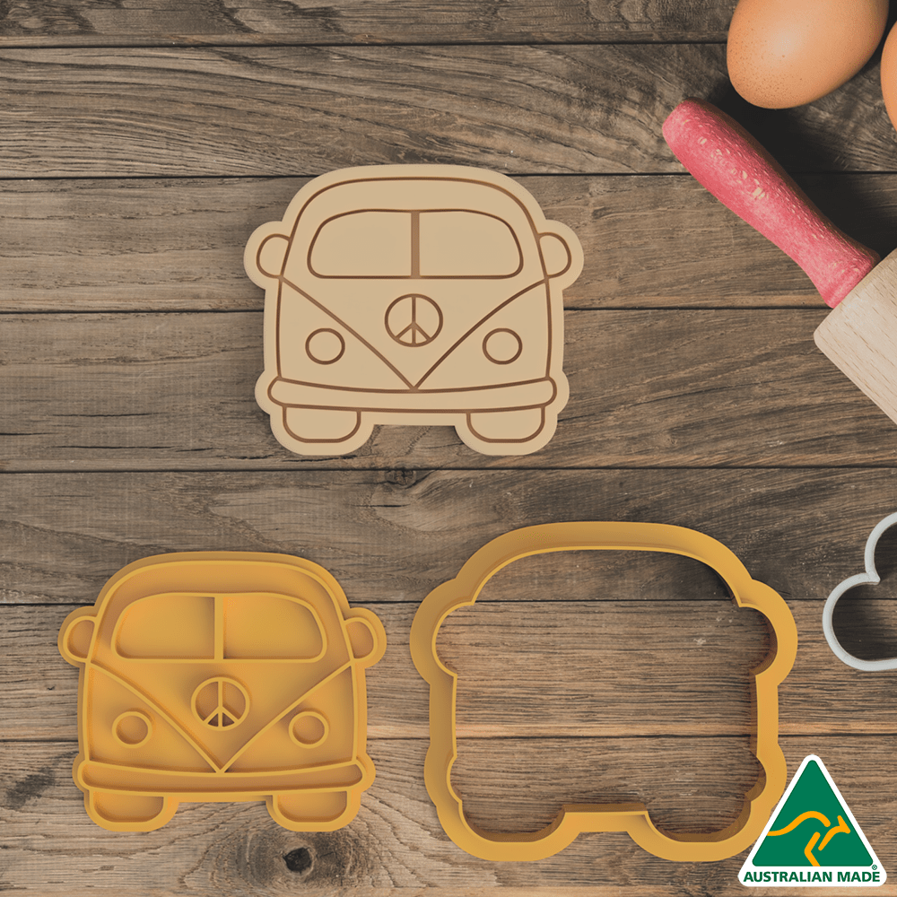 VW Van Cookie Cutter and Embosser Stamp