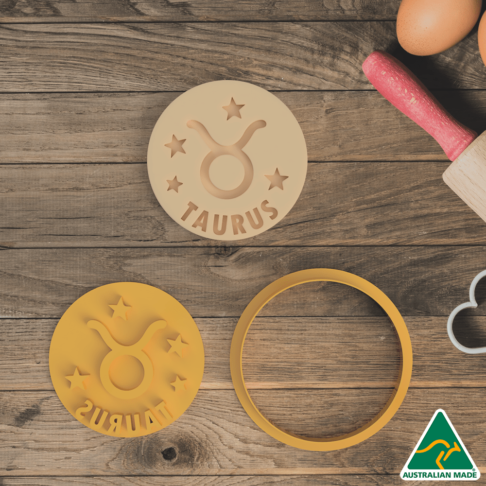 Zodiac Set Cookie Cutter and Embosser Stamp