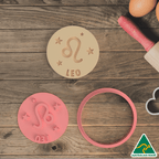 Zodiac Set Cookie Cutter and Embosser Stamp
