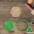 Zombie Cookie Cutter and Embosser Stamp