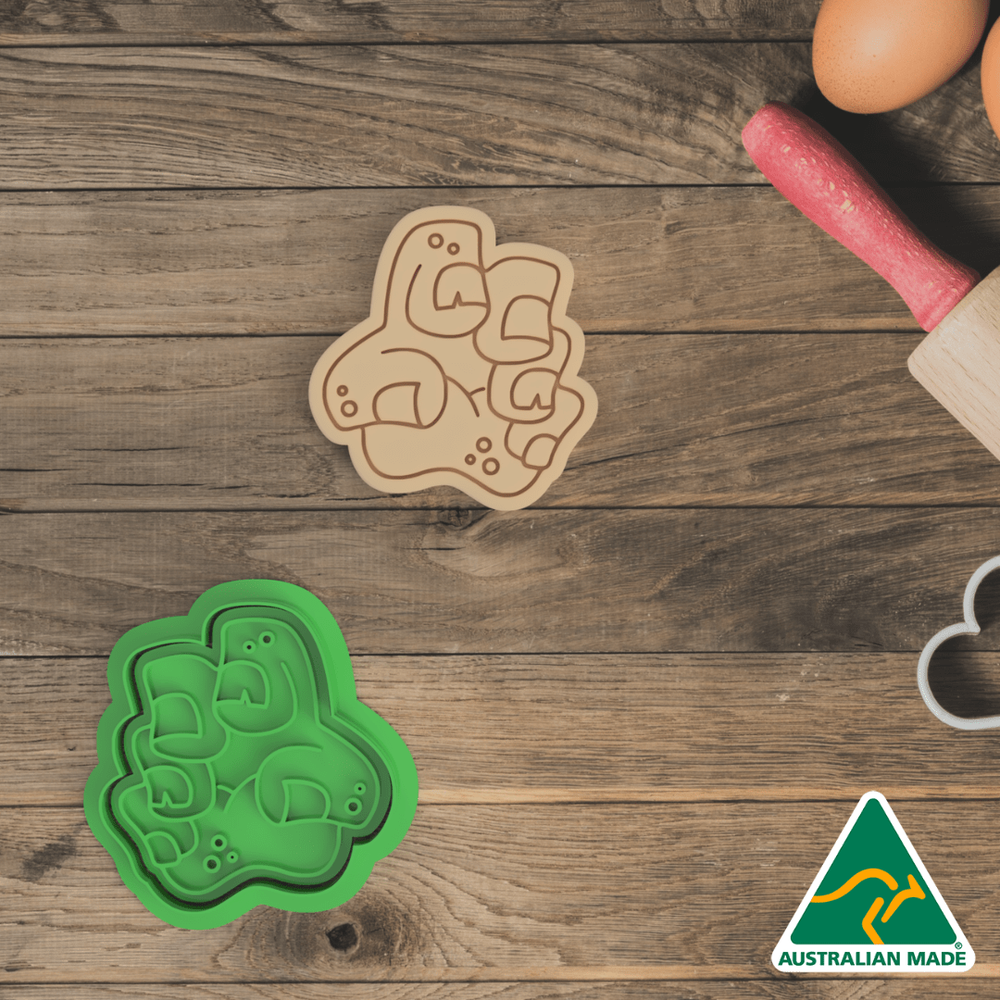 Zombie Hand Cookie Cutter and Embosser Stamp