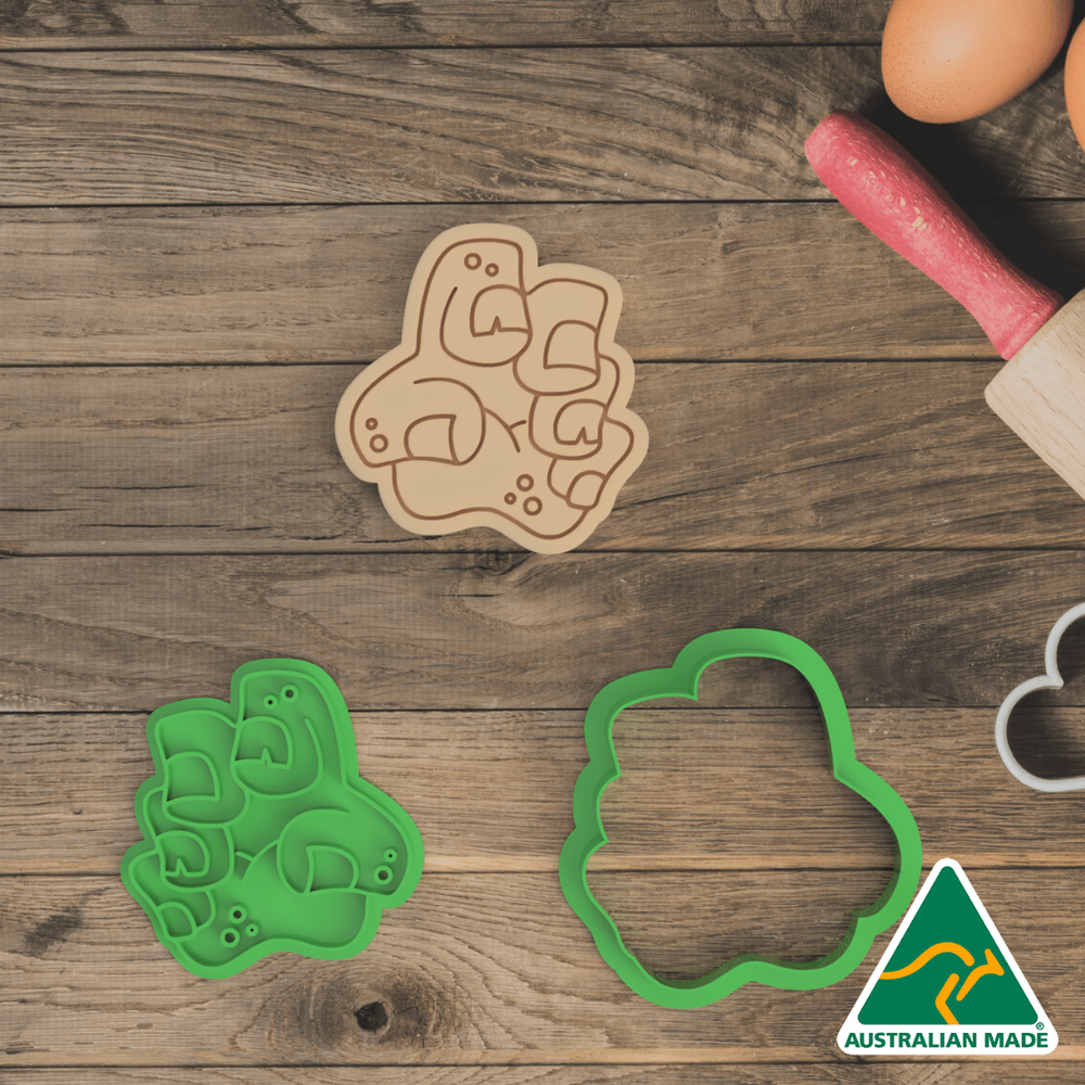 Zombie Hand Cookie Cutter and Embosser Stamp