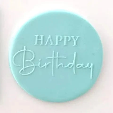 Happy Birthday Script Debosser