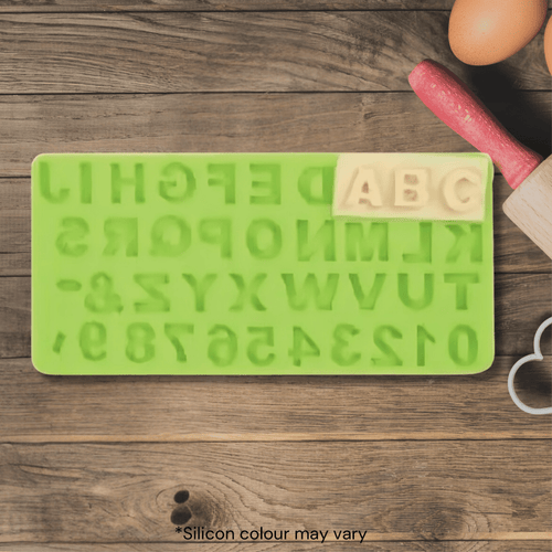 Alphabet & Numbers Set Silicone Mould