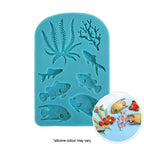 Assorted Fish And Seaweed Silicone Mould