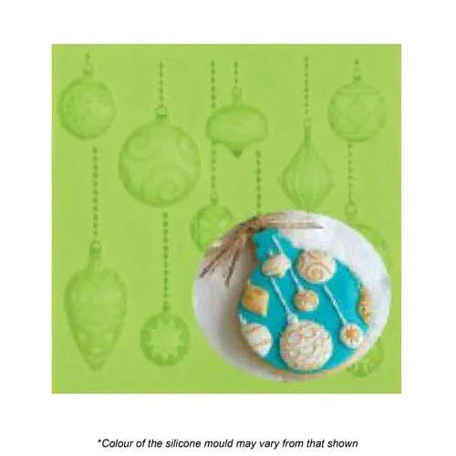 Australian Cookie Cutters Silicone Mould Christmas Baubles Silicone Mould