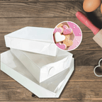 Clear Lid Cookie Box | 22.5cm x 11.5cm x 4.5cm | Retail Pack