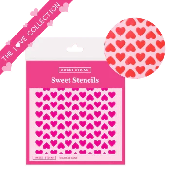 Sweet Sticks Cookie Stencil Sweet Sticks Heart Be Mine Stencil
